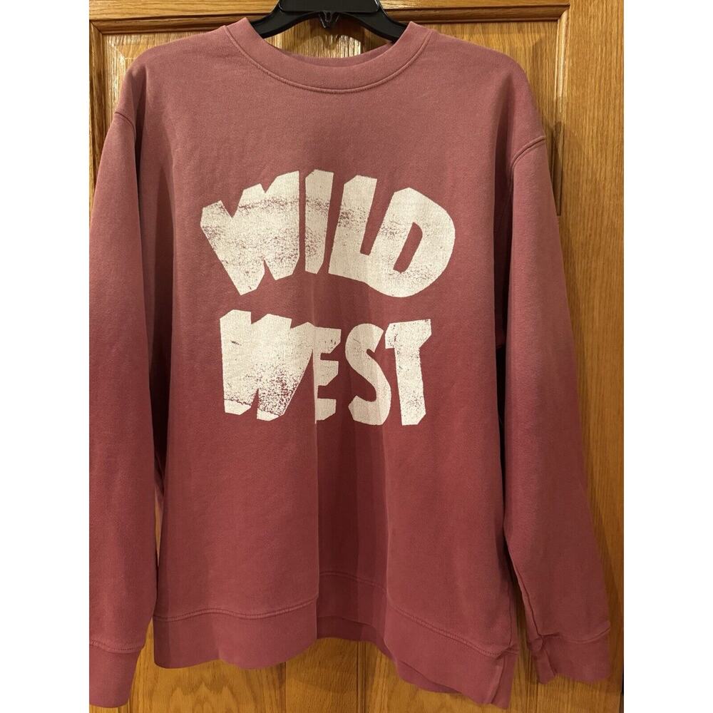 ONE OF THESE DAYS WILD WEST CREWNECK In Rose Size Large - Picture 2 of 4